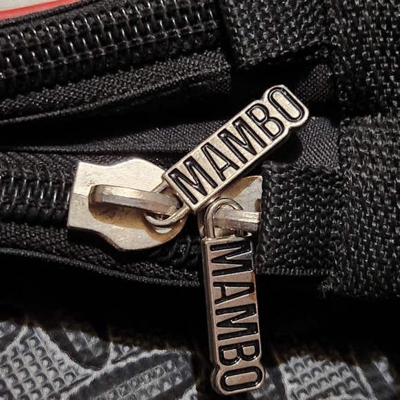 Large Vintage Mambo Graphic Checkerboard Backpack - Picture 3 of 7